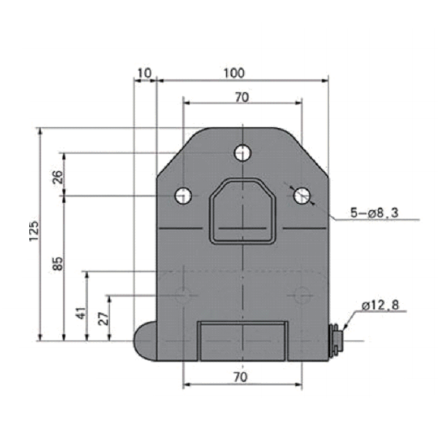 A105450S-2 304 Stainless Steel Heavy-Duty Door Hinges Industrial Machinery Sound Insulation Automotive Equipment Load-Bearing Hinges