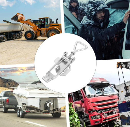 A10803S/Z Trailer Hitch Accessory Latch Heavy Duty Trailer Cargo Door Latch Stainless Material