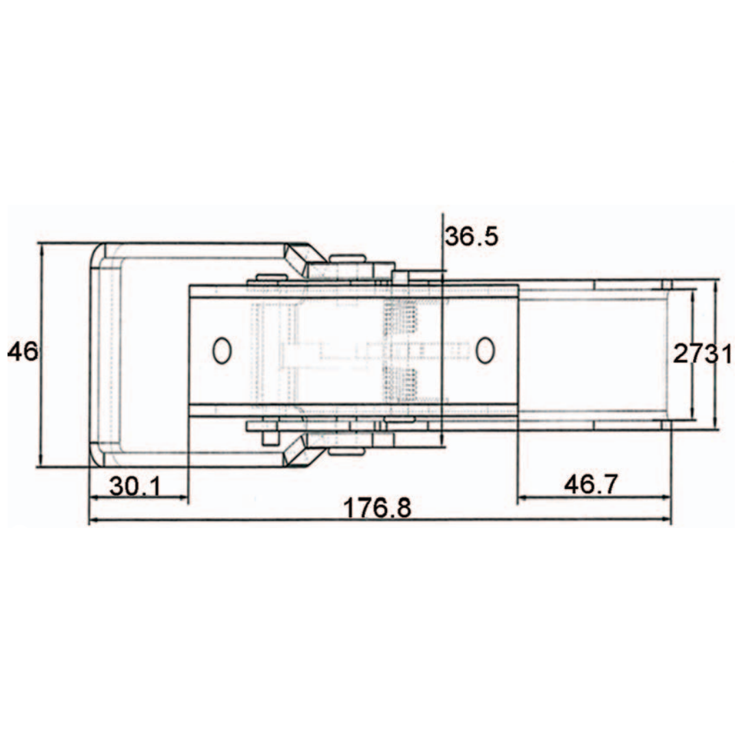 A10809/A10809H Trailer Gate Latch Handle Parts, RV Trailer Lift Gate Latches, Utility Trailer Tailgate Latch Replacement Accessories for RV Camper Caravan