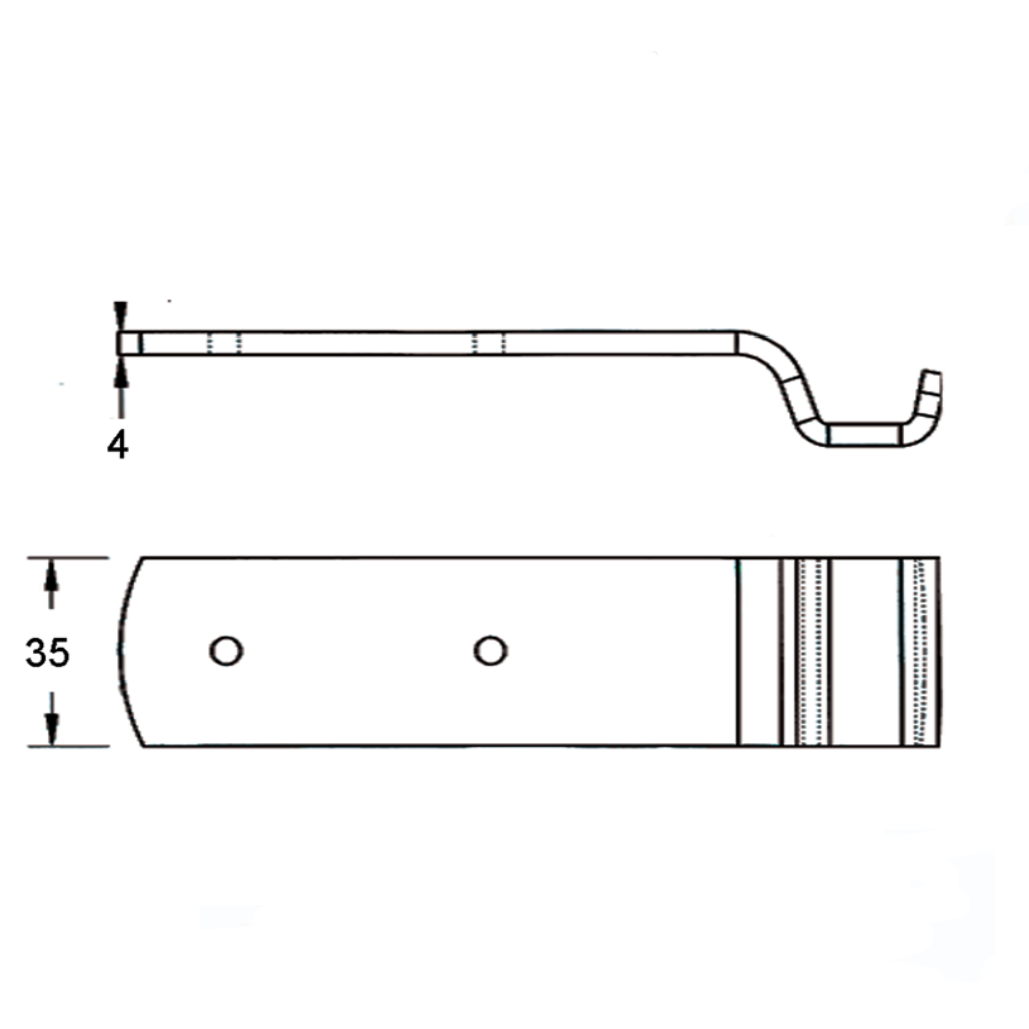 A10809/A10809H Trailer Gate Latch Handle Parts, RV Trailer Lift Gate Latches, Utility Trailer Tailgate Latch Replacement Accessories for RV Camper Caravan