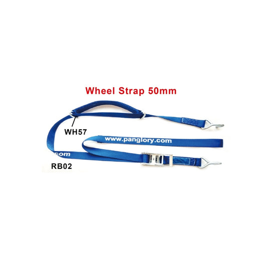 RT60-2525W25 Heavy Duty Ratchet Straps with Wheel Axle Strap 2 inch 8 ft - 5,500 Lb Breaking Strength  Wire J Hook Tie Down Ratchet Straps for Trucks Trailer Carrying Various Cargo or Luggage