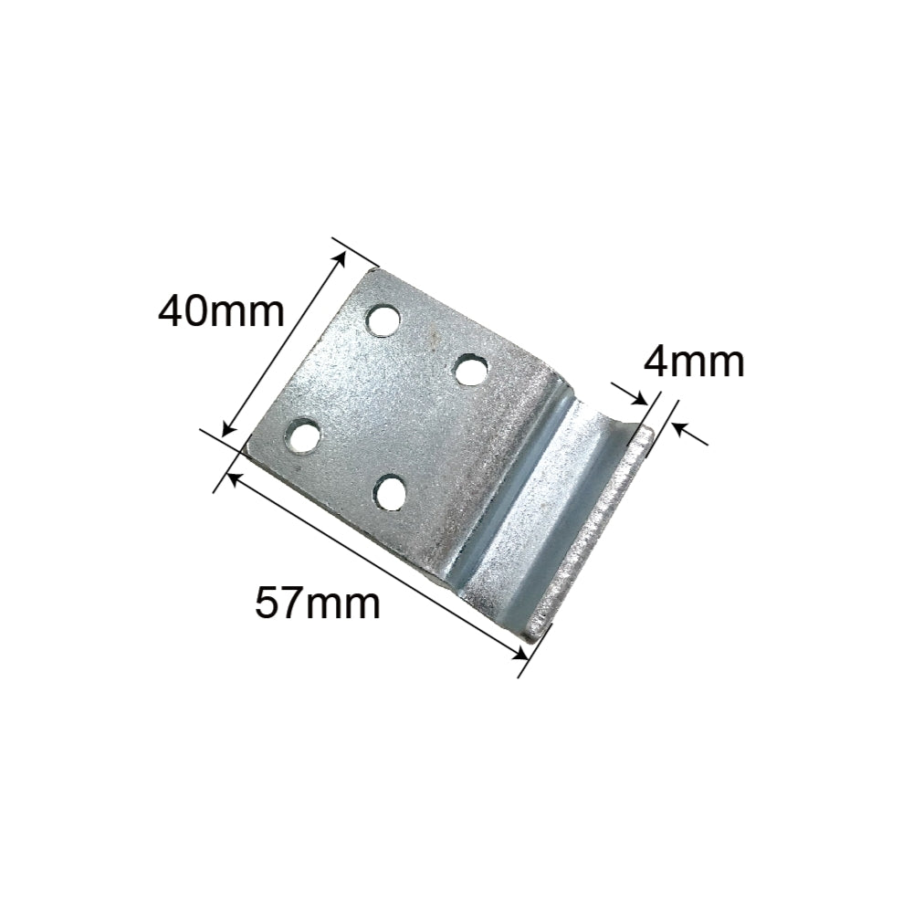 A1221/A1222 Trailer Gate Latch Handle Replacement Plate, High - Hardness Metal Accessory for RV, Camper, Caravan Utility Trailers