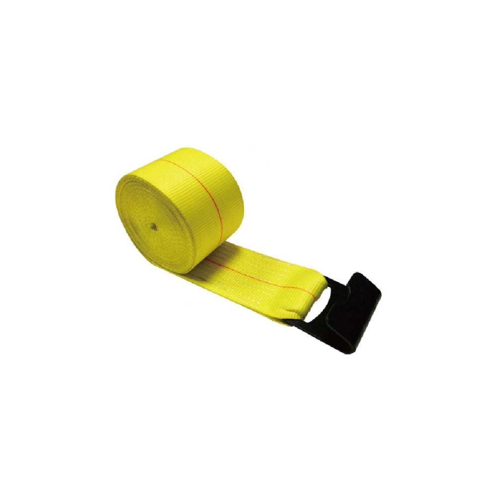 Winch Strap W/ Flat Hook