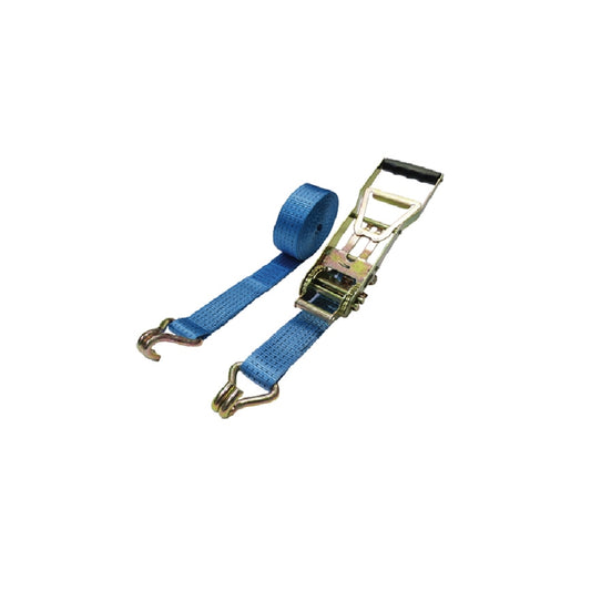 RT05-410W5 2 Inch Heavy Duty Ratchet  Tie-Down Straps, Cargo Straps Ratcheting with Ergo Type, Longer Handle 330mm, 5,500 Lbs Working Load Limit for Moving Cargo,Trucks,Trailer,Motorcycle,Kayaks,Car Roof