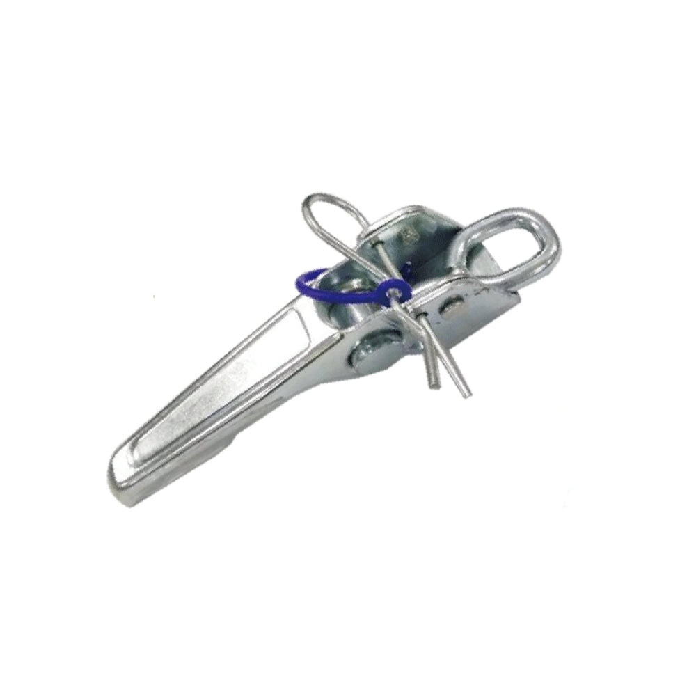 A10804 Heavy - Duty Zinc - Plated Trailer Sideboard Latch, Silver, for Secure Cargo Fixing in Trailers and Trucks
