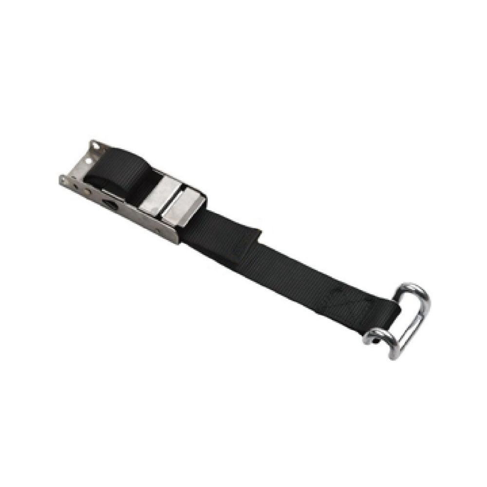 OT12X-M10 Black Flat Hook/Rave Hook Buckle Kit, Soft Side Truck/Van/Curtain Side Truck Accessories, Stainless Steel Material, Tarpaulin Tensioning Device, 1764 Lbs Load Capacity, Ideal for Securing Cargo & Anchoring Tarps
