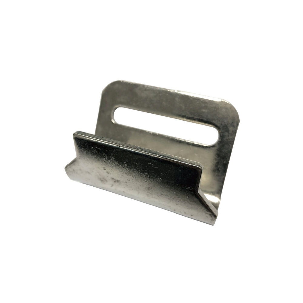 MH51X-42 Stainless Steel Flat Hook for Side Curtain Tensioner, Truck Cargo Hardware, 2.56 Inch x 1.97 Inch, 882 Lbs Load