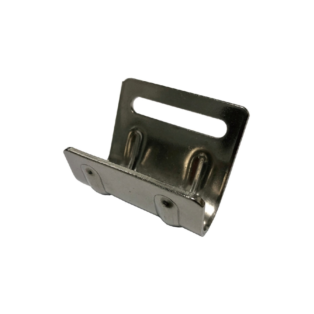 MH59X - 62Q Stainless Steel Flat Hook for Side Curtain Tensioner, Truck Cargo Hardware, w/Reinforcing Ribs, 2.56" x 1.97", 1323 Lbs Load