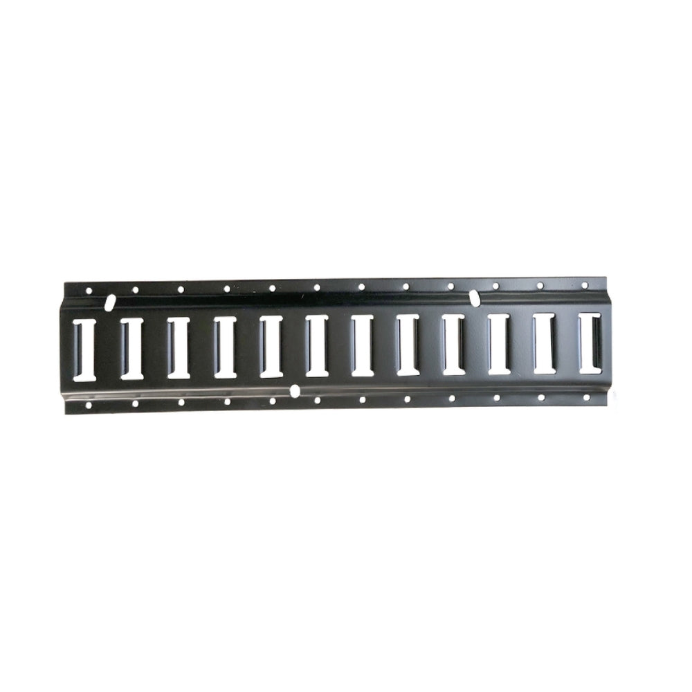 VR16-10H E-Tracks - 10 Feet Length, E Track Tie Down Rails for Cargo, Pickup Trucks, Trailers, Vans, RV, Garage, DIY Organizer - Black Finish