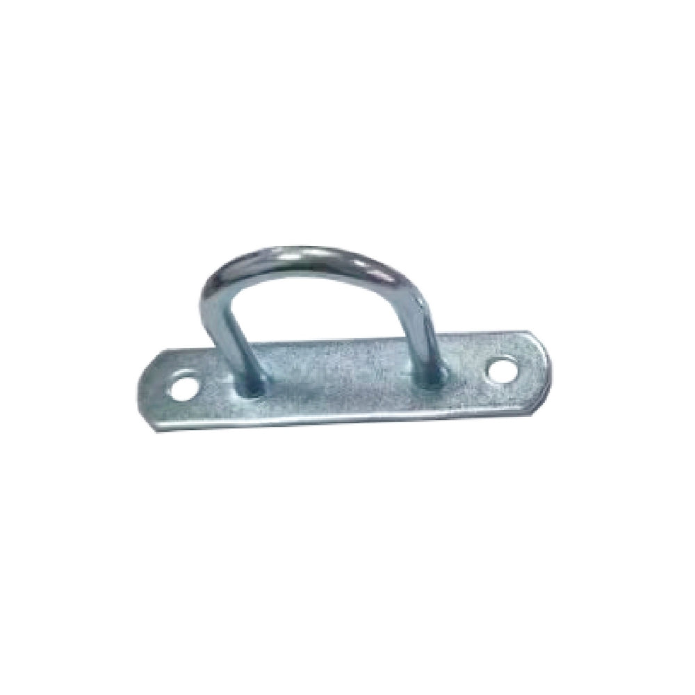 A11125 2.8 inch Zinc - Plated Steel Lashing Ring with Rope Eye Hook | Truck Tarpaulin & Side Curtain Truck Door Securing Hardware