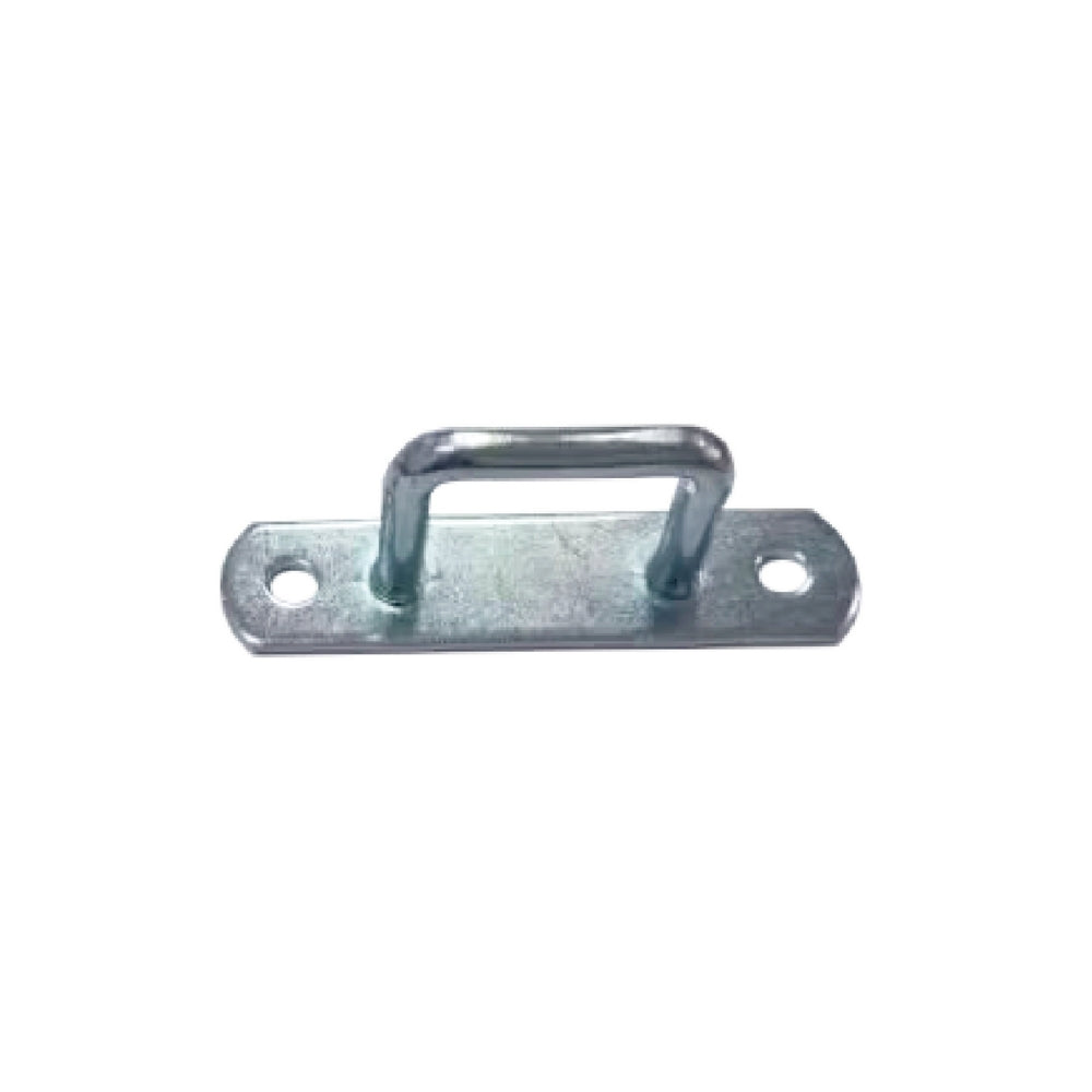 A11125 2.8 inch Zinc - Plated Steel Lashing Ring with Rope Eye Hook | Truck Tarpaulin & Side Curtain Truck Door Securing Hardware