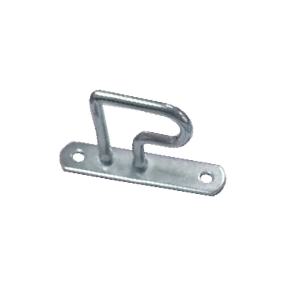A11125 2.8 inch Zinc - Plated Steel Lashing Ring with Rope Eye Hook | Truck Tarpaulin & Side Curtain Truck Door Securing Hardware