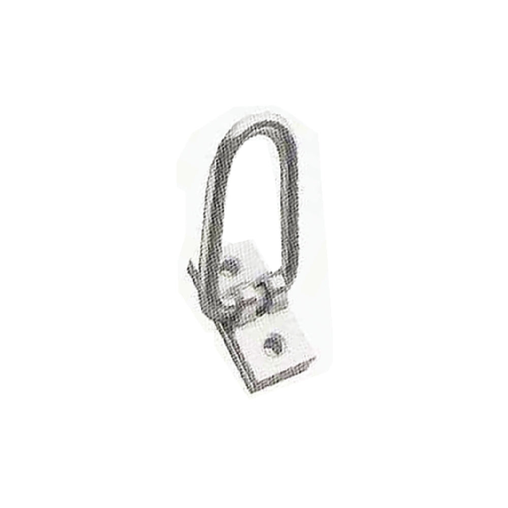A11231 Rope Eye Hook, Zinc - Plated Steel Lashing Hook, Cargo Trailer Side Wall Cargo Securer