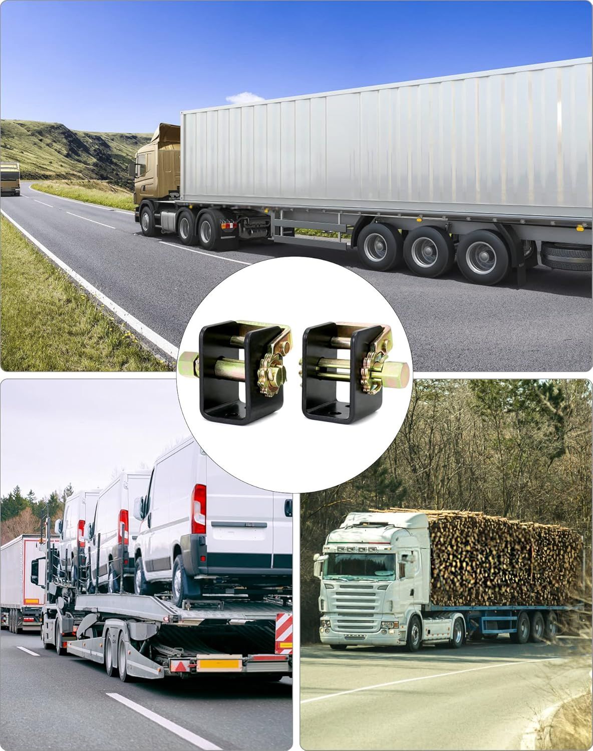 Cabrestante de amarre atornillable o soldado