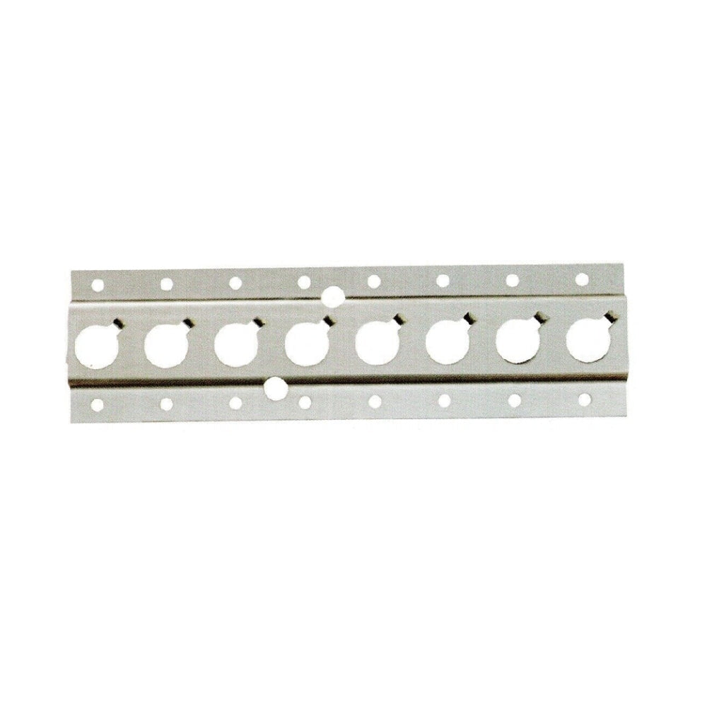 VR19-03 Round Hole Track - 10ft Length, Track Tie Down Rails for Cargo Securing in Trucks, Trailers, Transport Vehicles