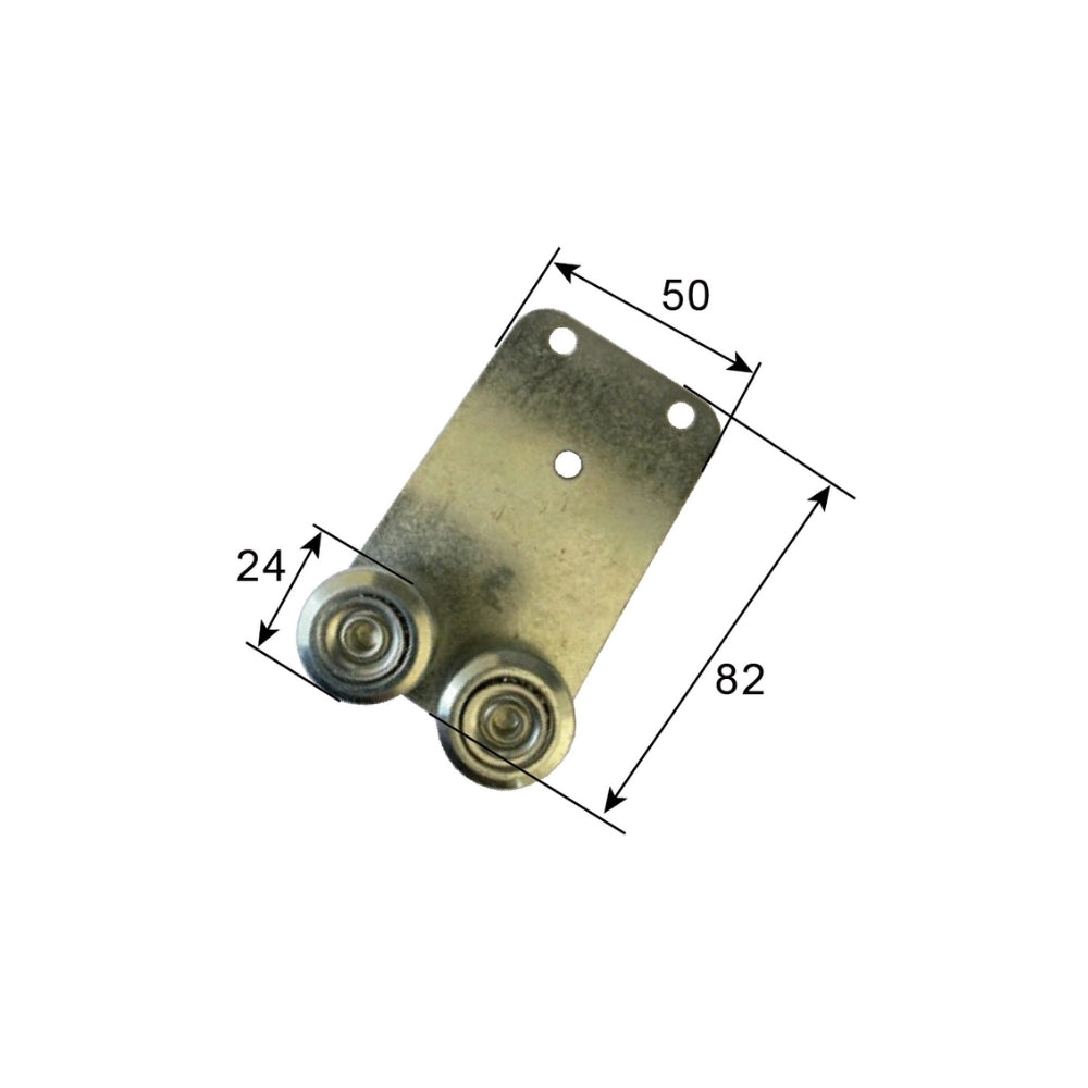 Rouleau latéral de rideau à support multi-trous