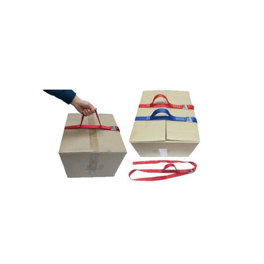 CT06-EZP 4' Carry Strap with Handle | 130lb. Capacity | Adjustable Belt | Easy, Safe, Secure, Lifting, Moving, Carrying Heavy Boxes, Groceries | Best Luggage Strap