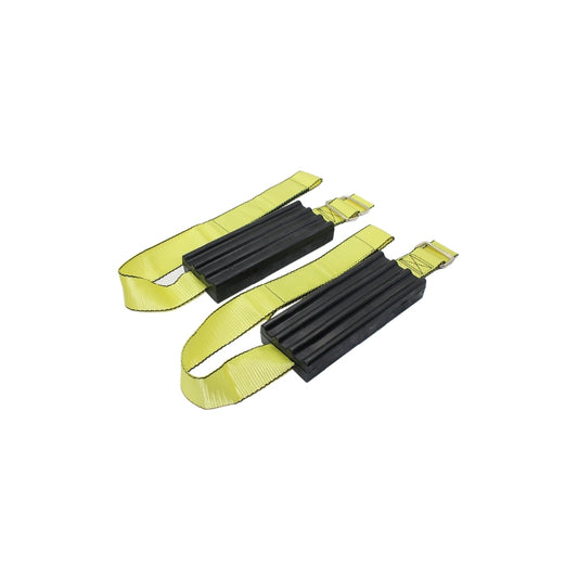 TS01-W59 Tire Traction Device for Cars & Small SUVs, Set of 2 - Anti Skid Emergency Tire Straps to Get Unstuck from Snow, Mud, & Sand - Snow Traction Mat or Tire Chain Alternative