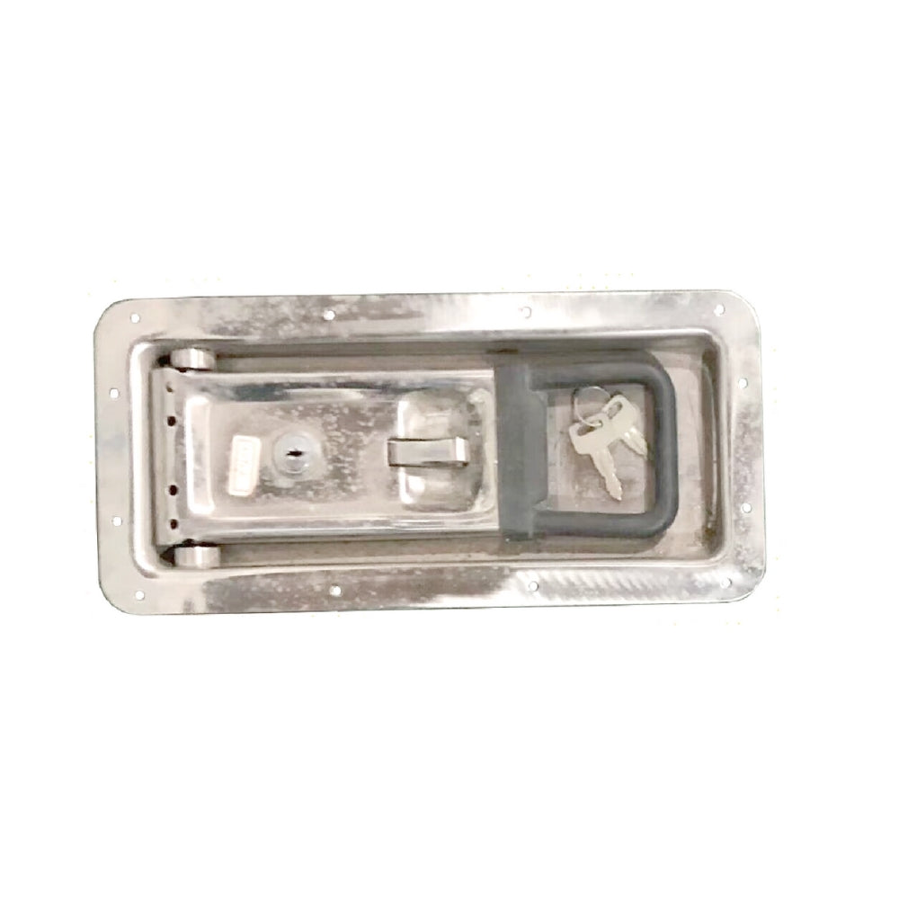 A10904 Metal Door Catch Holder T-Style Door Catch for Heavy Duty Steel Latch for Trailer