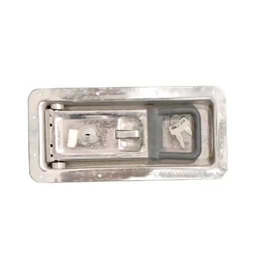 A10904 Metal Door Catch Holder T-Style Door Catch for Heavy Duty Steel Latch for Trailer