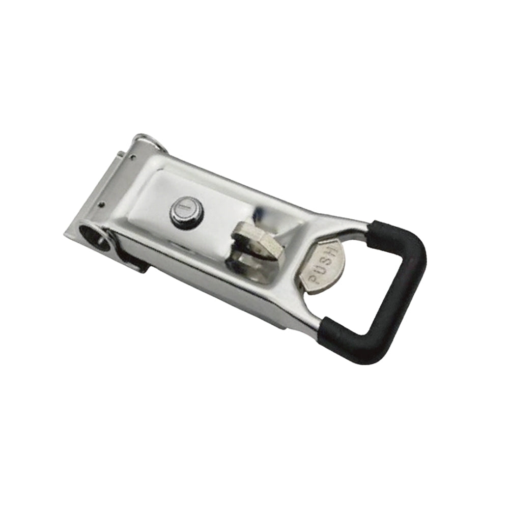 A10914 Stainless Steel Push Latch - Heavy Duty Metal Push Button Latch for Tool Box, RV, Cabinet - Secure, Durable and Easy to Install Press Latch