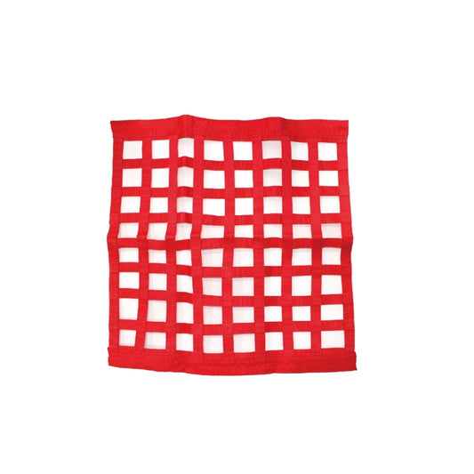 CN101-2424 Red 18" High x 24" Wide Rectangular Border Style Mount Spec Ribbon Window Net Allstar Performance