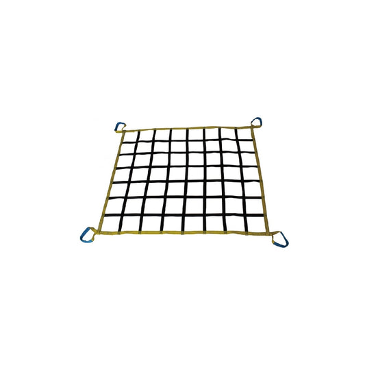 Flat Nylon Sling Hoisting Net for Construction Rigging Moving Towing Hoisting Work Gear, Safety Lifting Net Straps,Customized size available/ Lifting Connectors available