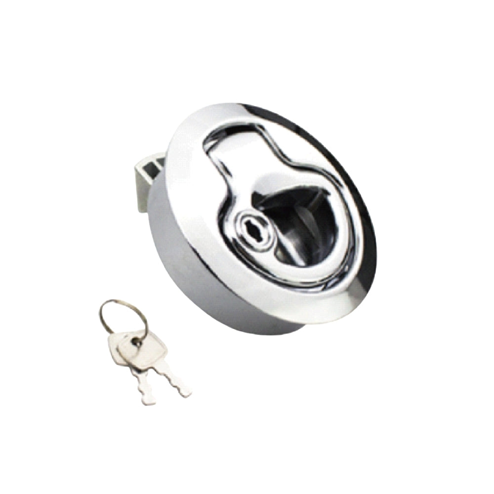A10740-61K Boat Hatch Latches - Zinc Alloy Push to Close Slam Latch, Rustproof Flush Mount Marine Boat Latch Heavy Duty, 100% Metal Construction for Yachts, RVs & Cabinets