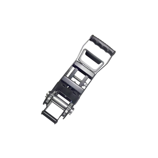 RB36R-52E Ratchet Tie Down Straps Rubber Handle 11,000lbs Break Strength Heavy Duty Tie Down Ergo type for Cargo, Trailer, Truck, Motorcycle