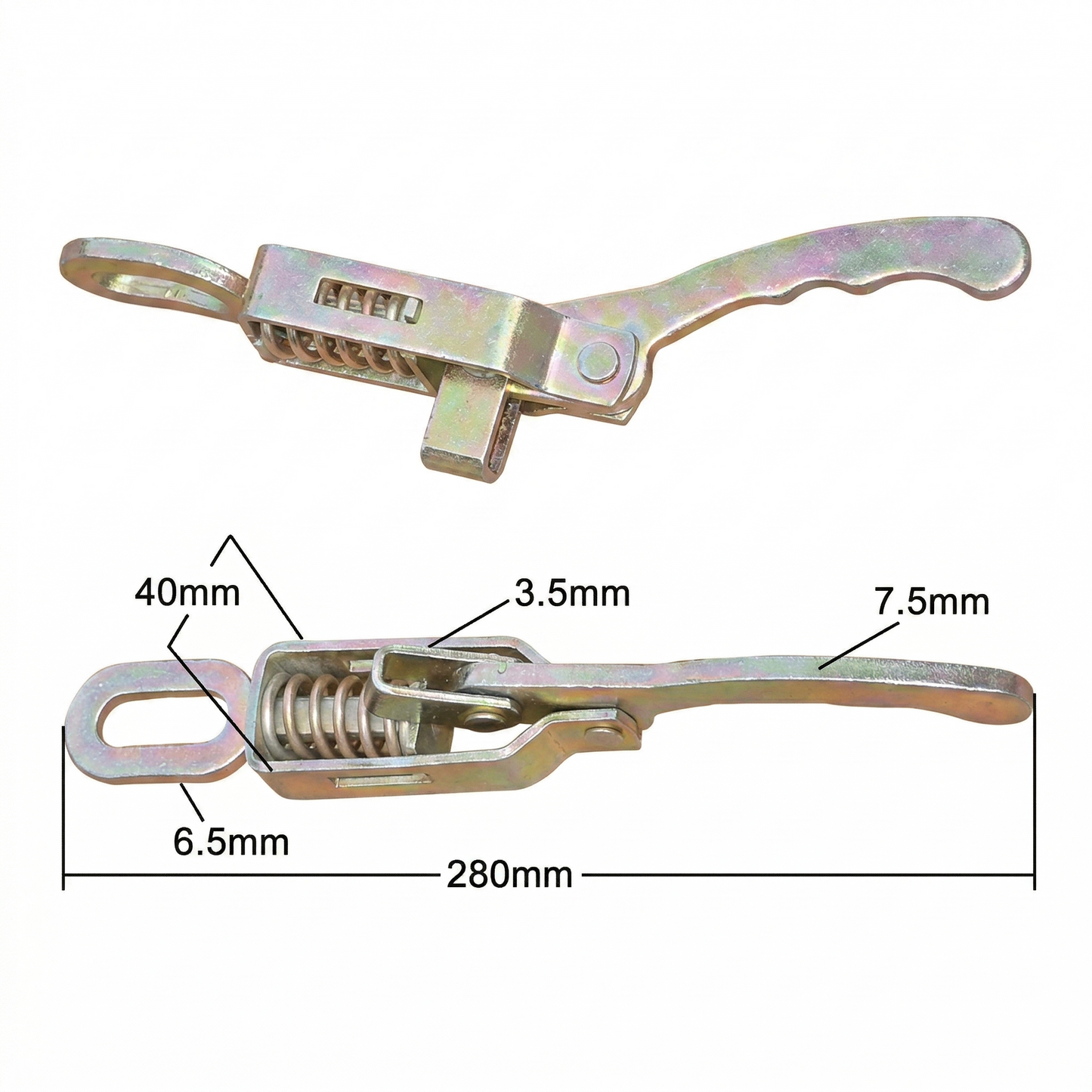 Forged Handle Spring Latch by Pan Glory