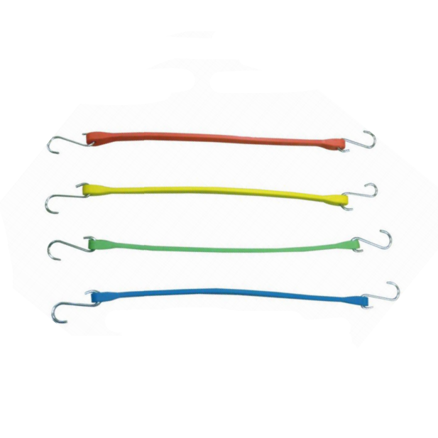 TPR Rubber Tarp Strap with S-Hook Pan Glory
