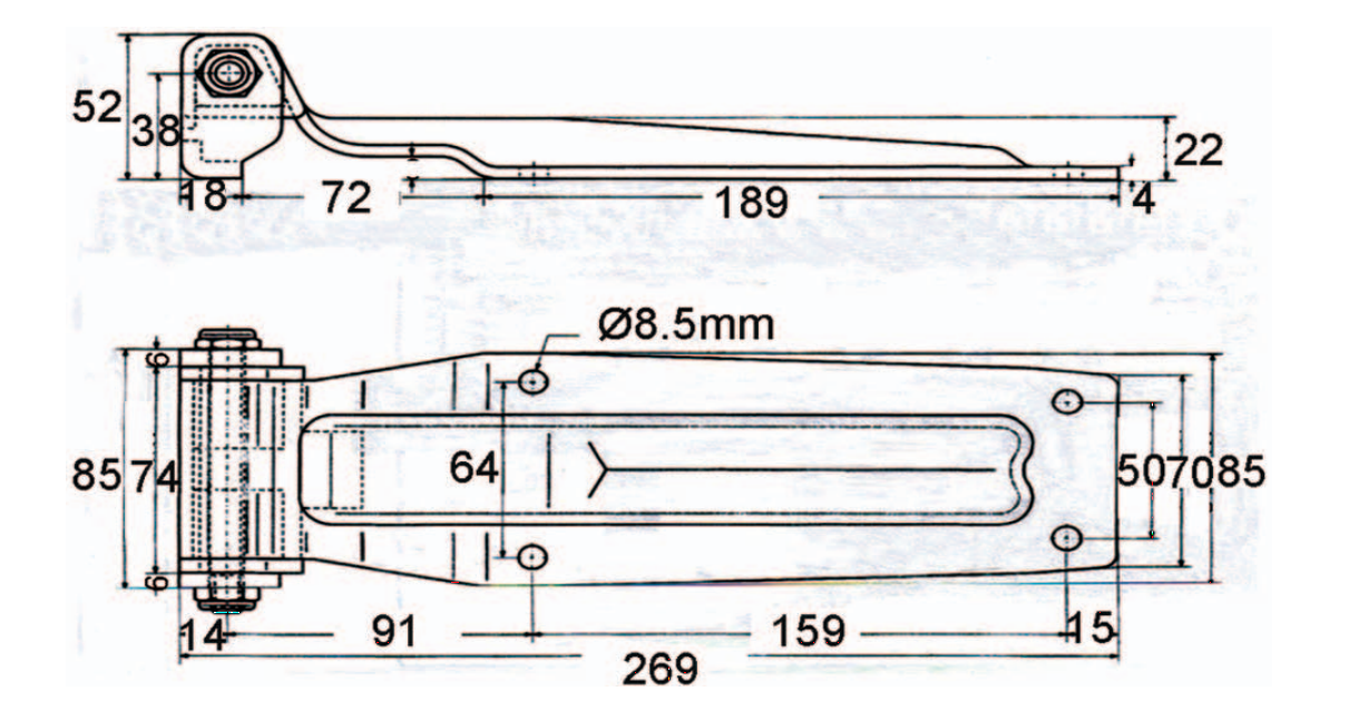 A10426S Heavy Duty Door Hinge Stainless Steel – Screw/Weld Installation for Truck, Freezer, Cold Storage & Wooden Doors，Trailer Door Hinge