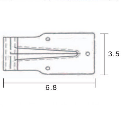 Bisagras de puerta de alta resistencia A03301J para puerta de camión o remolque