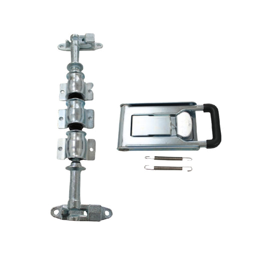 A11008 Industrial Door Lock Set Series (Stainless & Galvanized Options) Triangle Handle Lever Lock