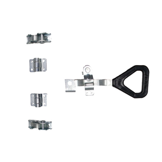 A11007 Industrial Door Lock Set Series (Stainless & Galvanized Options) Triangle Handle Lever Lock