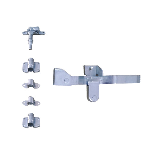 A11006 Industrial Door Lock Set Series (Stainless & Galvanized Options) Triangle Handle Lever Lock