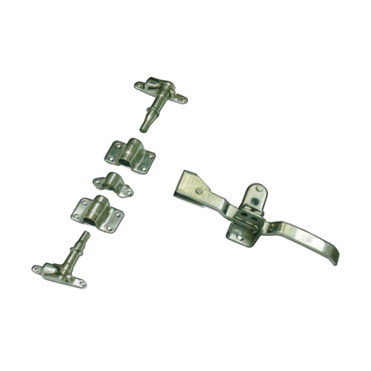 A11001 Heavy - Duty Truck Door Lock Kit  Series (Stainless & Galvanized)  Weld - On Lever Lock