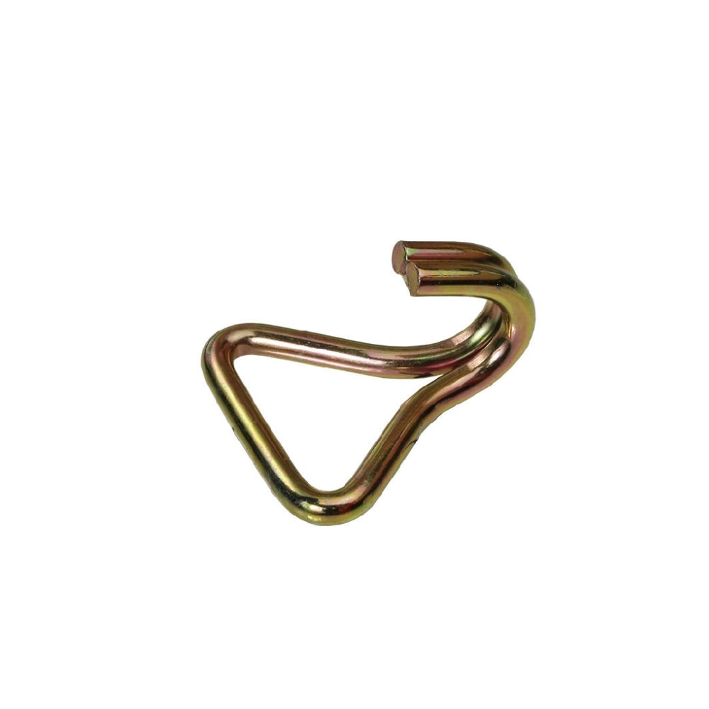 WH21-104 Gancho doble en J de alta resistencia. Resistencia a la rotura: 11.023 libras. Tensor de gancho de doble fila. Accesorios para sujetar correas en automóviles, camiones y remolques.