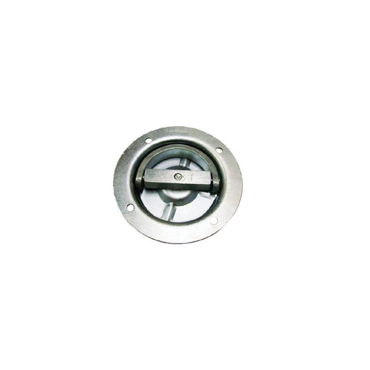 RH17 Heavy Duty Rotating Recessed D-Ring Tie-Down Anchor, Swivels 360 Degrees, Heavy-Duty Recessed Tie-Down Anchors, Secure Cargo In Semis, Trailers, Flatbeds