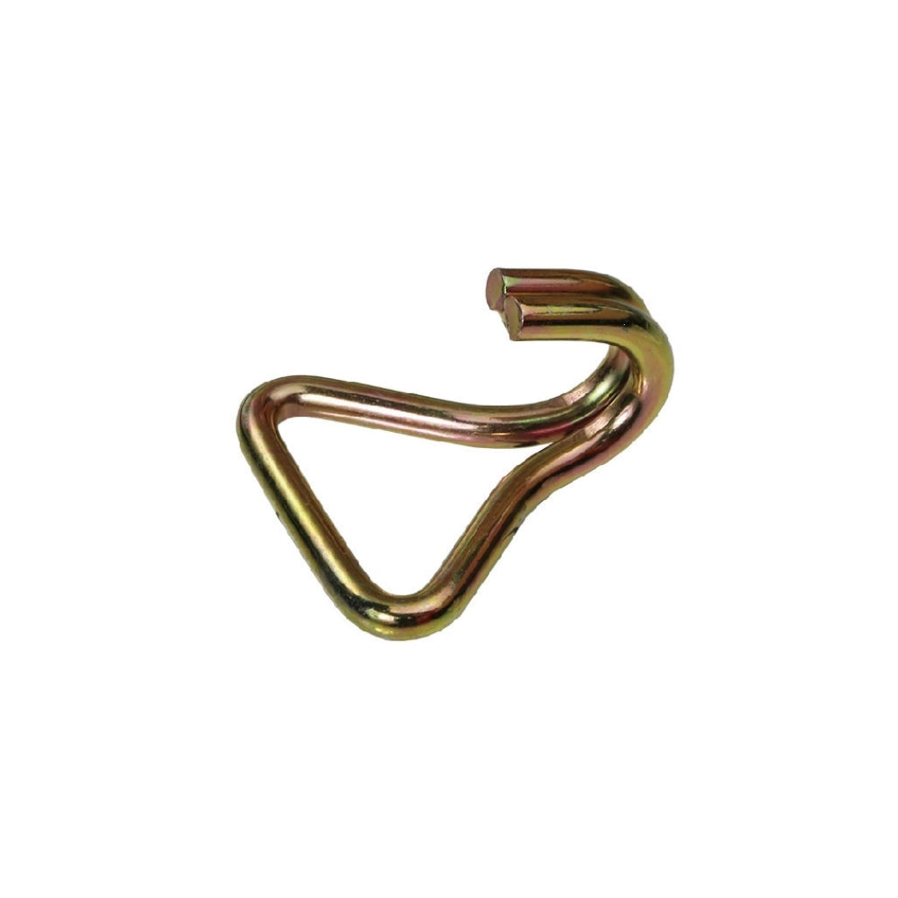 WH21-104 Gancho doble en J de alta resistencia. Resistencia a la rotura: 11.023 libras. Tensor de gancho de doble fila. Accesorios para sujetar correas en automóviles, camiones y remolques.