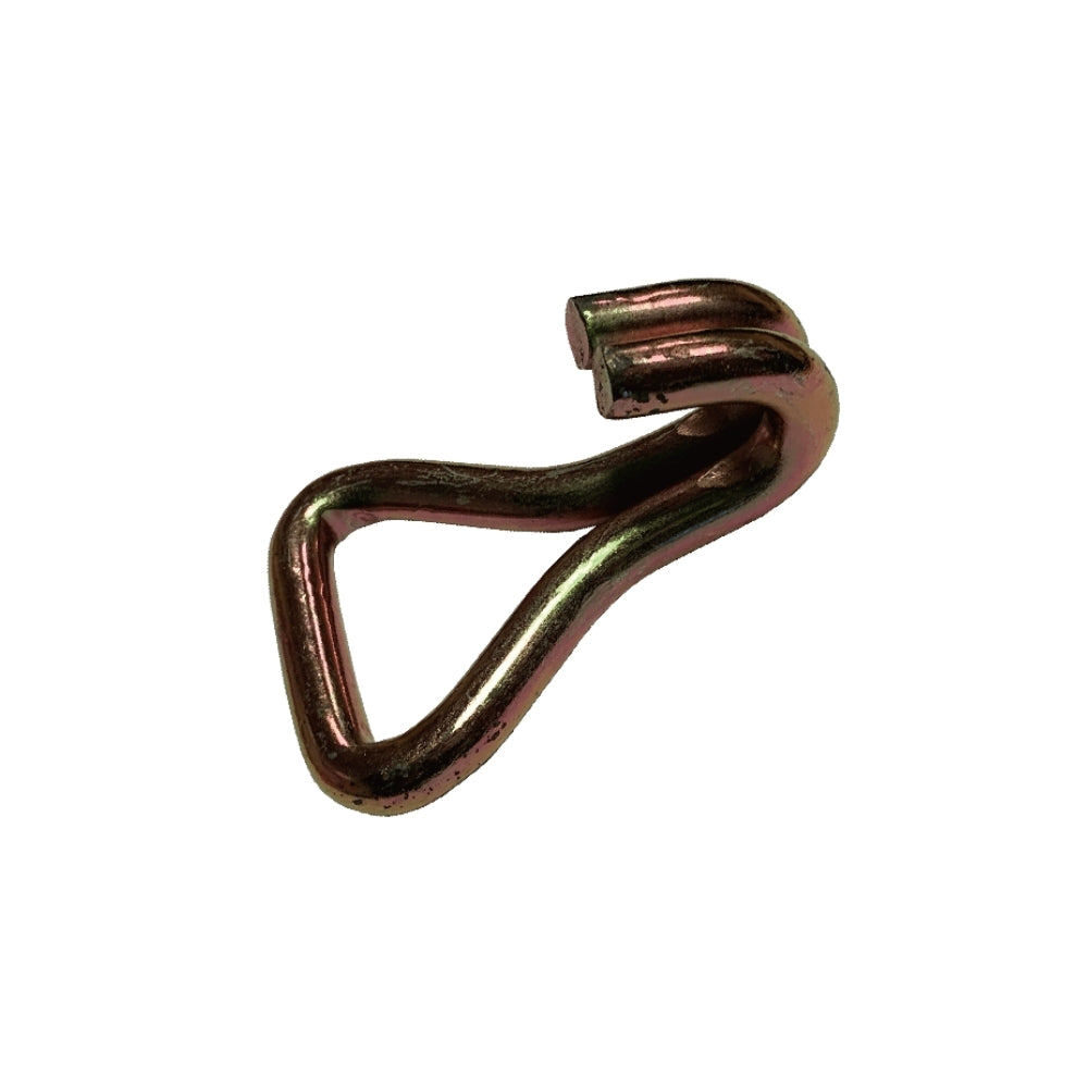 WH21-104 Gancho doble en J de alta resistencia. Resistencia a la rotura: 11.023 libras. Tensor de gancho de doble fila. Accesorios para sujetar correas en automóviles, camiones y remolques.