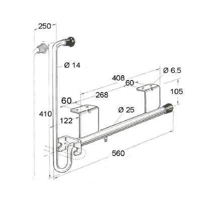 A10641N/A10641W/Ограничитель двери, полуприцепа для грузового отсека, крюк для двери от ветра, оцинкованное железо, стопор для двери грузовика, смазочный ниппель/без ниппеля