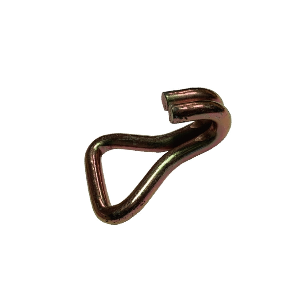 WH21-104 Heavy Duty Double J Hook Breaking strength 11，023 Lbs Tensioner Double Row Hook Binder Accessories for Strapping Tie Downs on Cars Trucks Trailers