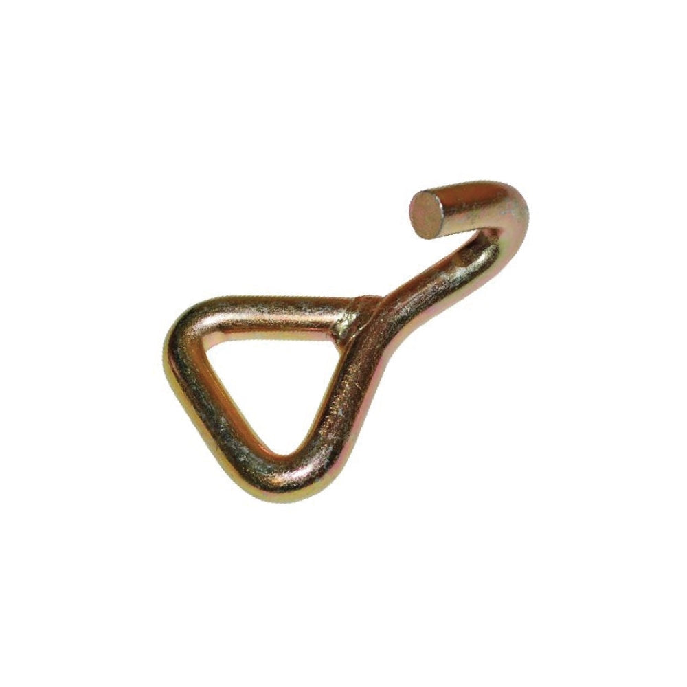 Crochet à cliquet universel robuste WH25-335 pour remplacement, à utiliser en bout de cliquet pour sangles d'arrimage, sangles à cliquet, sangles de remorque, simple J - 50 mm x 5000 kg