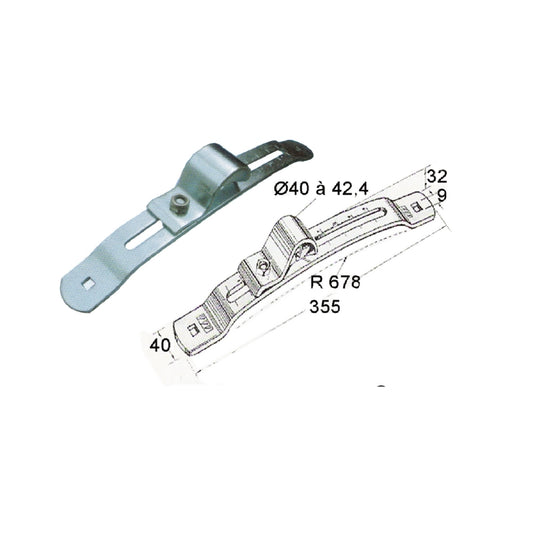 A10651 Van Mudguard Bracket and Tube Bracket
