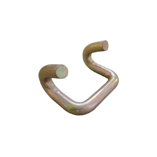 WH12-42 Ratchet Double J Hook Load 8818 LBS for Tie Down Strap Webbing on Car Truck Trailers Towing Strap, Gold