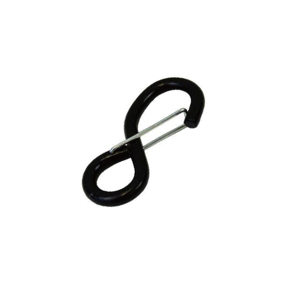 WH02F-81K Universal Heavy Duty Ratchet Hook for Replacement Used on The End of Ratchet of Tie Downs, Ratchet Straps, Trailer Strap S Hook with Lock - 25mm x 800kg
