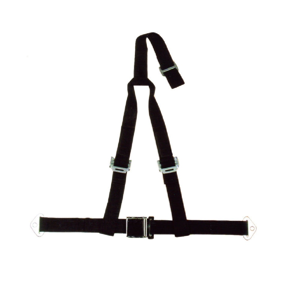RHT-102-3 4 Point Snap Seat Belt Racing Harness safety belt seat harness with Camlock Black