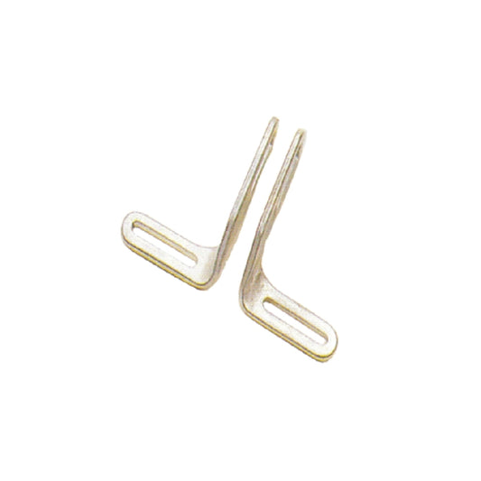 RE201L L - Shaped Metal Bracket Pair for Racing Harness/Seat Belt,L - type buckle for safety belt