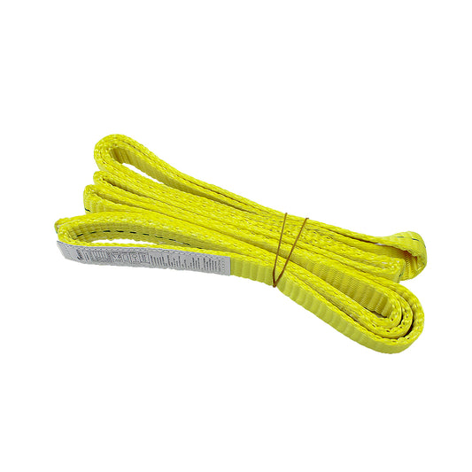 Polyester Lifting Slings, 1" x 3/6/9' Twisted Eye Web Slings, Lifting Strap for Hoist, Heavy Duty Rigging Straps, 1600 lbs Vertical Rigging Moving Towing Hoisting Work Gear